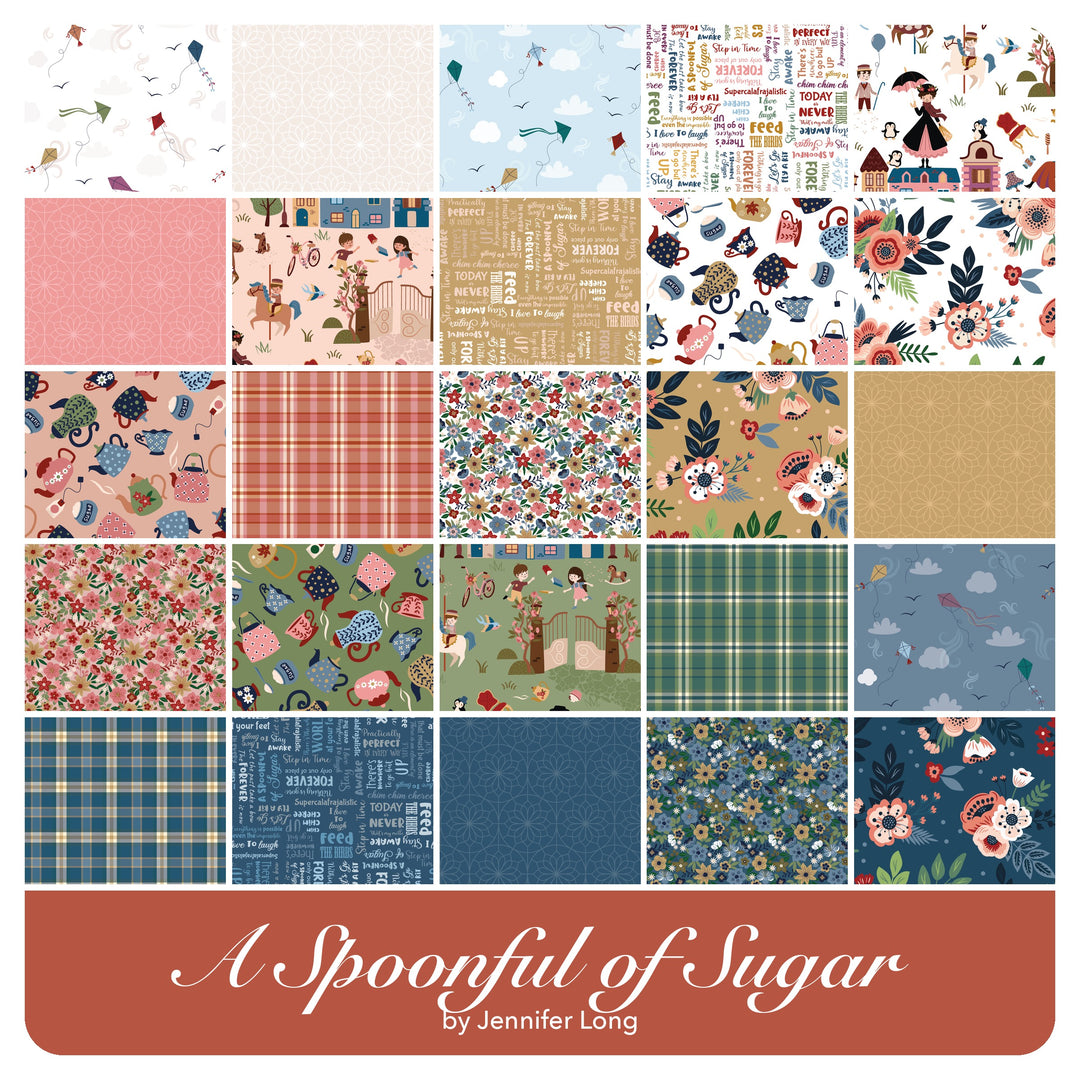 A Spoonful of Sugar - Layer Cake (42 pcs) by Jennifer Long for Riley Blake