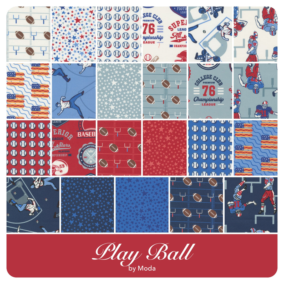 Play Ball - Fat Quarter Bundle (24 pcs) by Moda for Moda