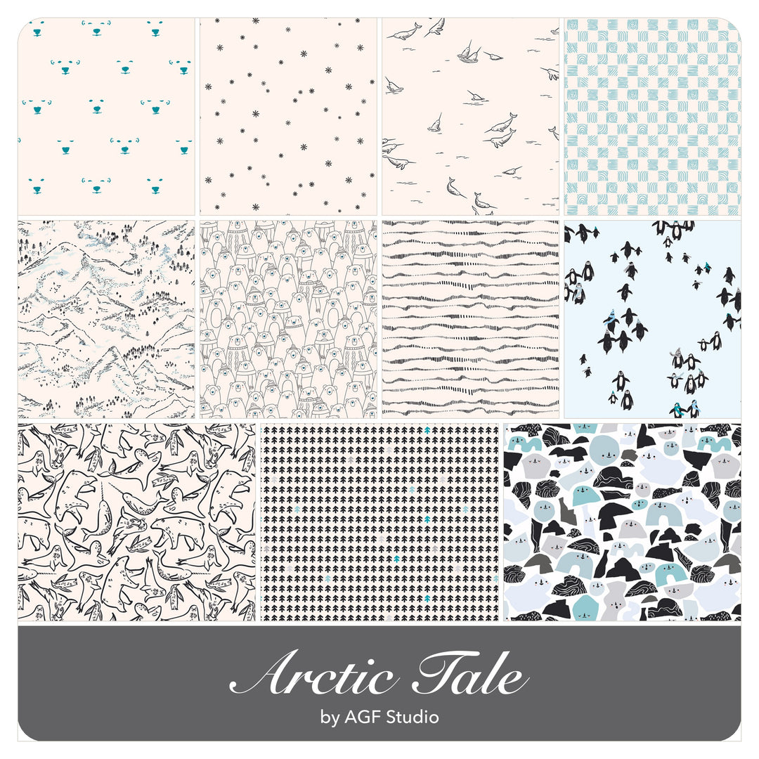Arctic Tale - Fat Quarter Bundle (11 pcs) by AGF Studio for Art Gallery Fabrics