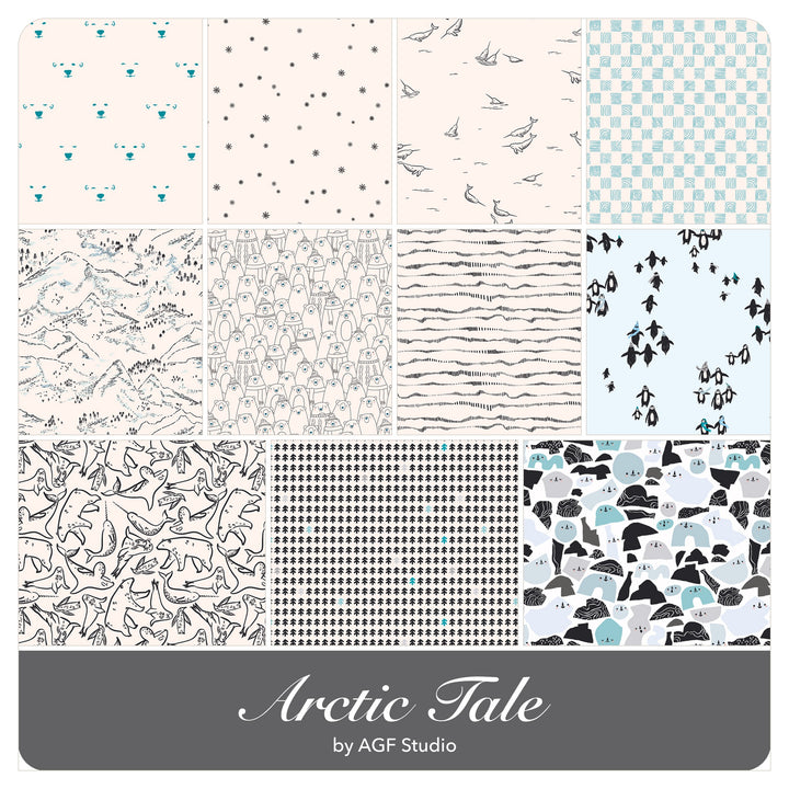Arctic Tale - Fat Quarter Bundle (11 pcs) by AGF Studio for Art Gallery Fabrics