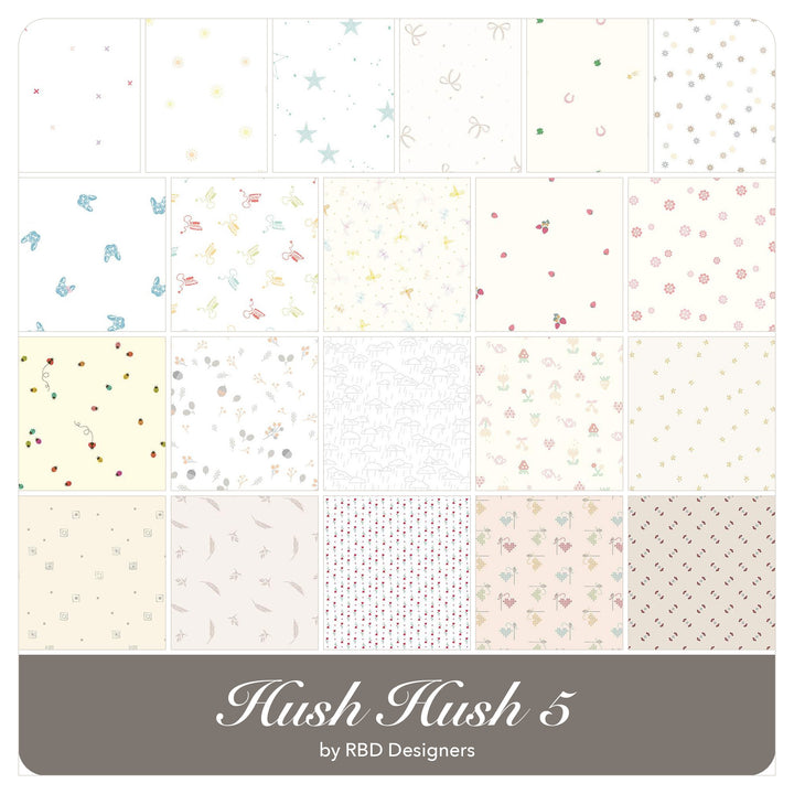 Hush Hush 5 - Layer Cake (42 pcs) by RBD Designers for Riley Blake