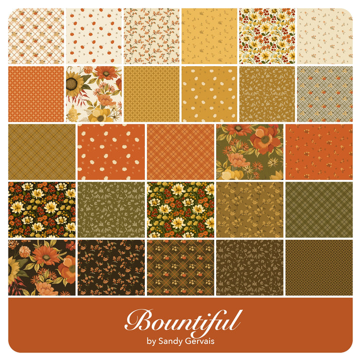Bountiful - Jelly Roll (40 pcs) by Sandy Gervais for Riley Blake