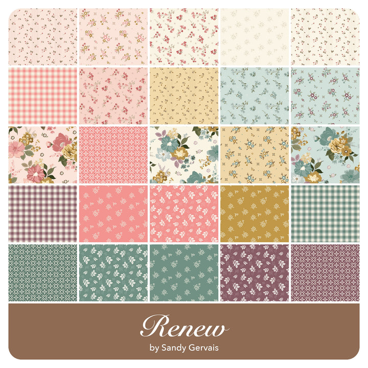 Renew - Fat Quarter Bundle (25 pcs) by Sandy Gervais for Riley Blake