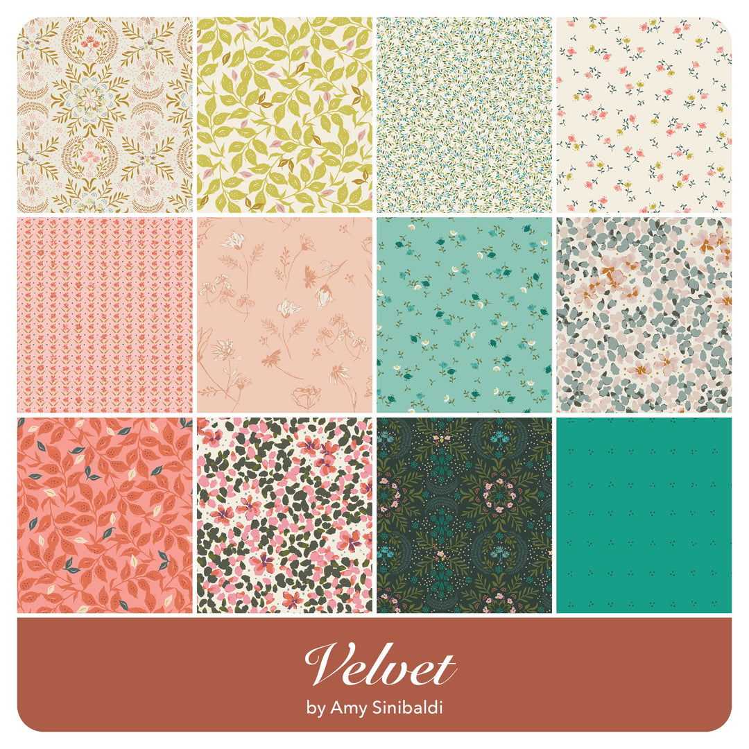Velvet - Layer Cake (42 pcs) by Amy Sinibaldi for Art Gallery Fabrics