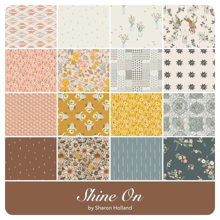 Shine On - Fat Quarter Bundle (16 pcs) by Sharon Holland for Art Gallery Fabrics