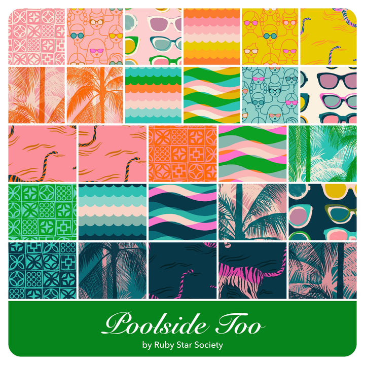 Poolside Too - Fat Quarter Bundle (22 pcs) by Ruby Star Society for Moda