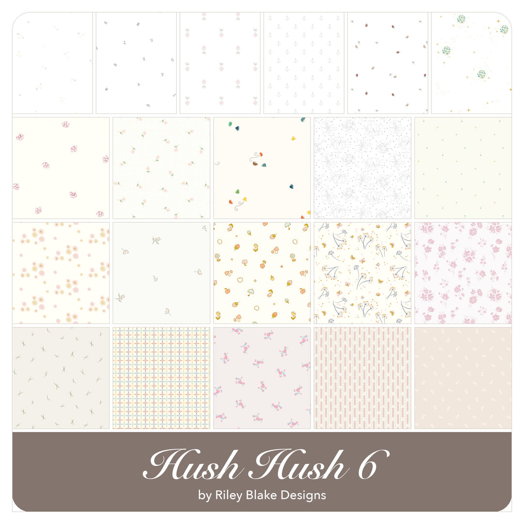 Hush Hush 6 - Fat Quarter Bundle (21 pcs) by RBD Designers for Riley Blake
