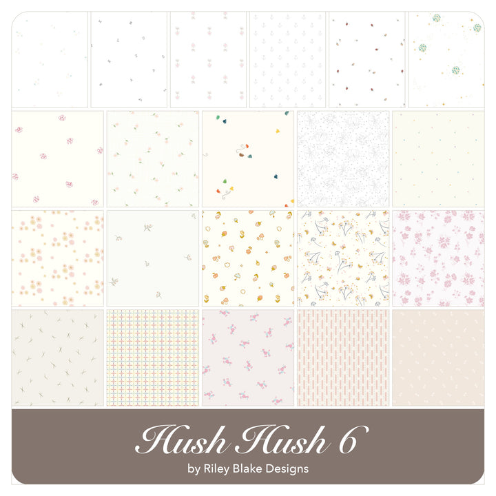 Hush Hush 6 - Fat Quarter Bundle (21 pcs) by RBD Designers for Riley Blake