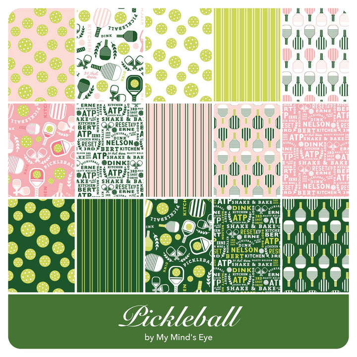 Pickleball - Layer Cake (42 pcs) by My Mind&