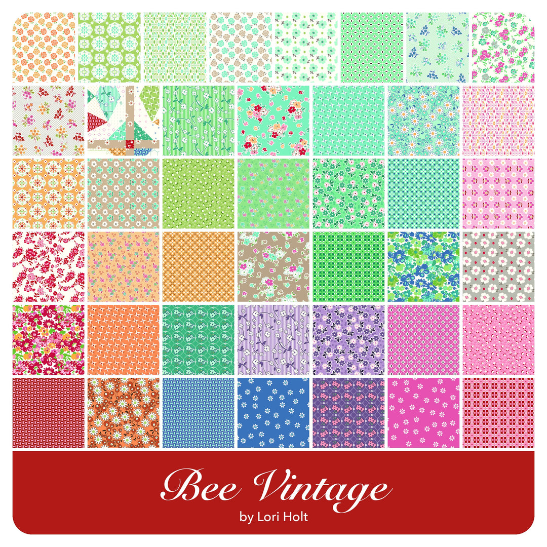 Bee Vintage - Half Yard Bundle (40 pcs) by Lori Holt for Riley Blake