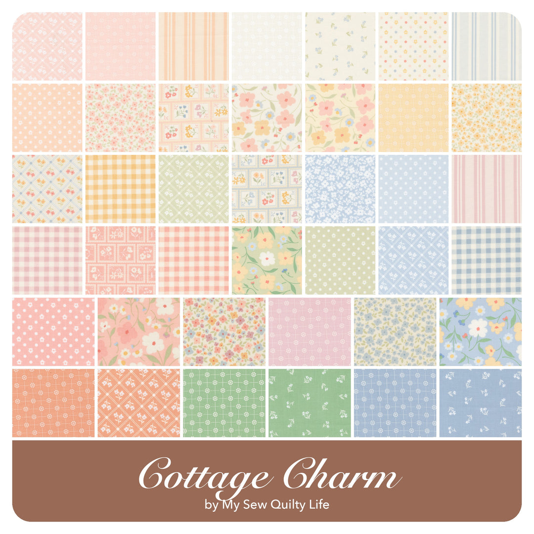 Cottage Charm - Fat Quarter Bundle (40 pcs) by My Sew Quilty Life for Moda
