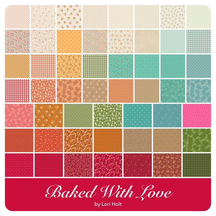 Baked With Love - Charm Pack (42 pcs) by Lori Holt for Riley Blake