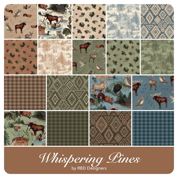 Whispering Pines - Fat Quarter Bundle (18 pcs) by RBD Designers for Riley Blake