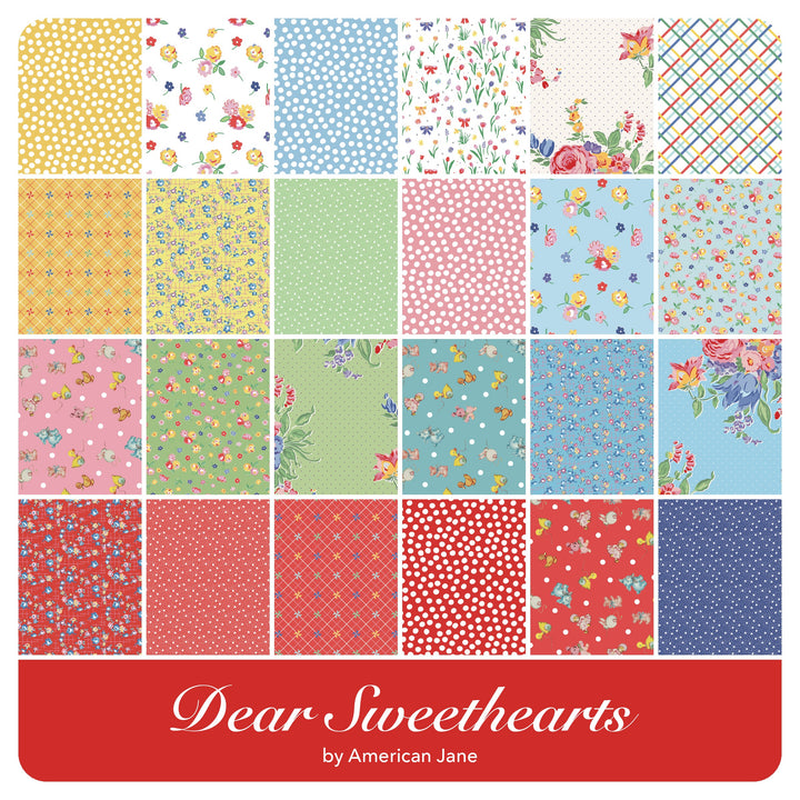 Dear Sweethearts - Fat Quarter Bundle (24 pcs) by American Jane for Riley Blake
