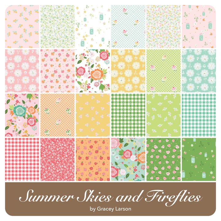 Summer Skies and Fireflies - Layer Cake (42 pcs) by Gracey Larson for Riley Blake