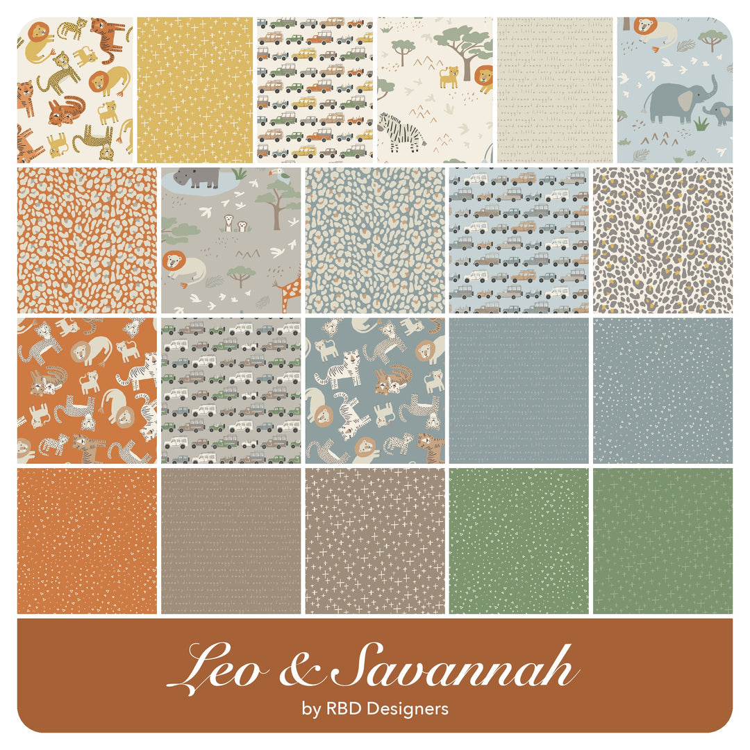 Leo &amp; Savannah - Fat Quarter Bundle (21 pcs) by RBD Designers for Riley Blake