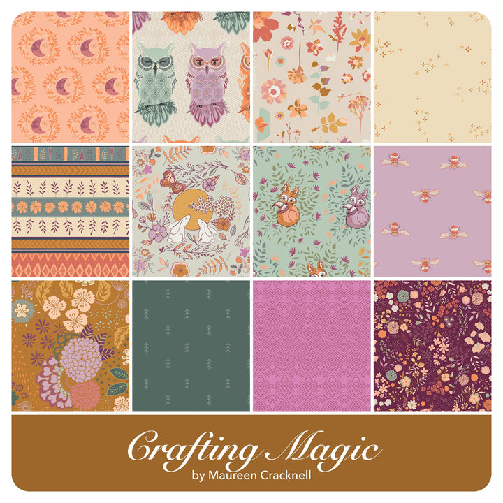 Crafting Magic - Fat Quarter Bundle (12 pcs) by Maureen Cracknell for Art Gallery Fabrics