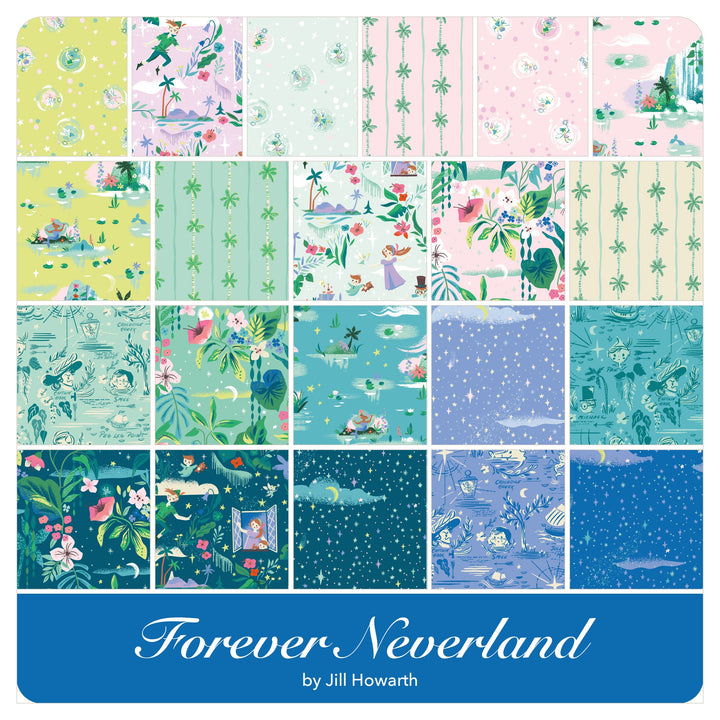 Forever Neverland - Layer Cake (42 pcs) by Jill Howarth for Riley Blake