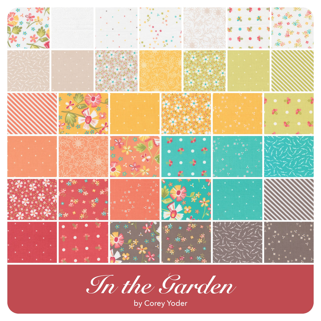 In The Garden - Jelly Roll (40 pcs) by Corey Yoder for Moda