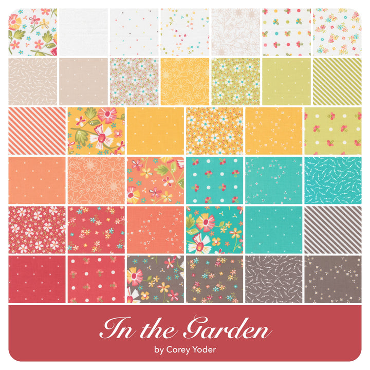 In The Garden - Jelly Roll (40 pcs) by Corey Yoder for Moda