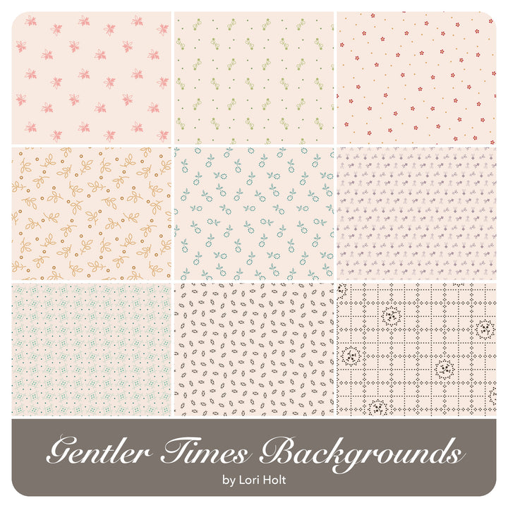 Gentler Times Backgrounds - Charm Pack (42 pcs) by Lori Holt for Riley Blake