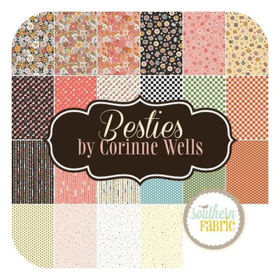 Besties - Fat Quarter Bundle (22 pcs) by Corinne Wells for Riley Blake (FQ-15810-22)