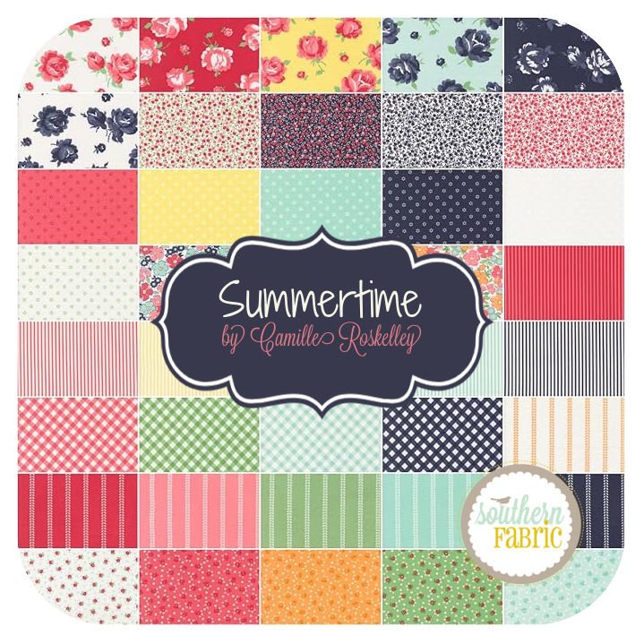 LM-IMAGE-143403580-Summertime - Mini Charm Pack (42 pcs) by Camille Roskelley for Moda (55320MC)