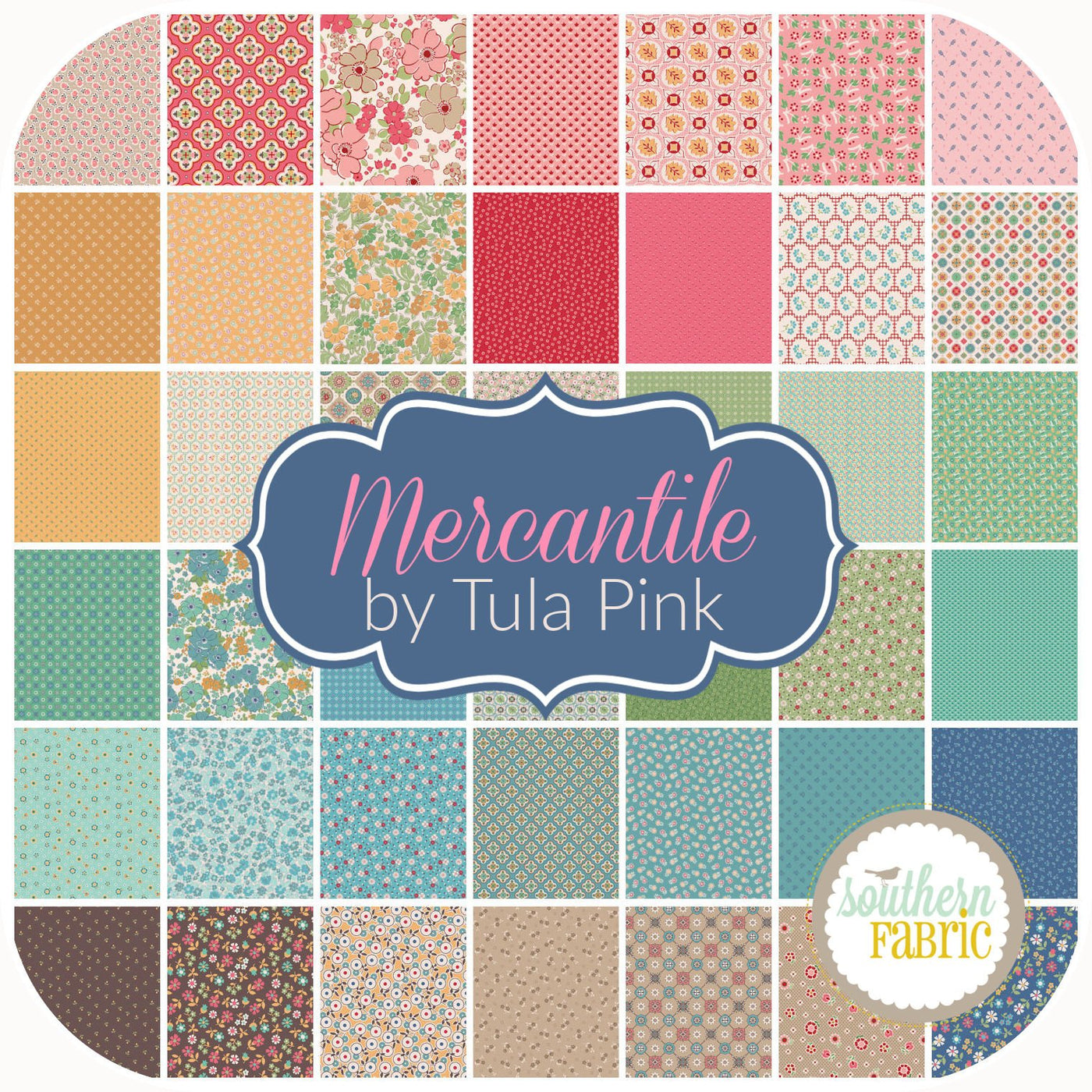 Mercantile - Fat Eighth Bundle (40 pcs) by Lori Holt for Riley Blake (LH.ME.F8)