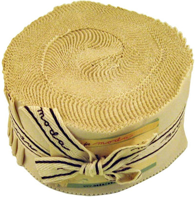 Bella Solids - Natural - Jelly Roll (Moda)