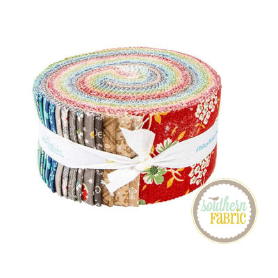 Hometown Holiday Jelly Roll (40 pcs) by Lori Holt for Riley Blake (RP-14900-40)