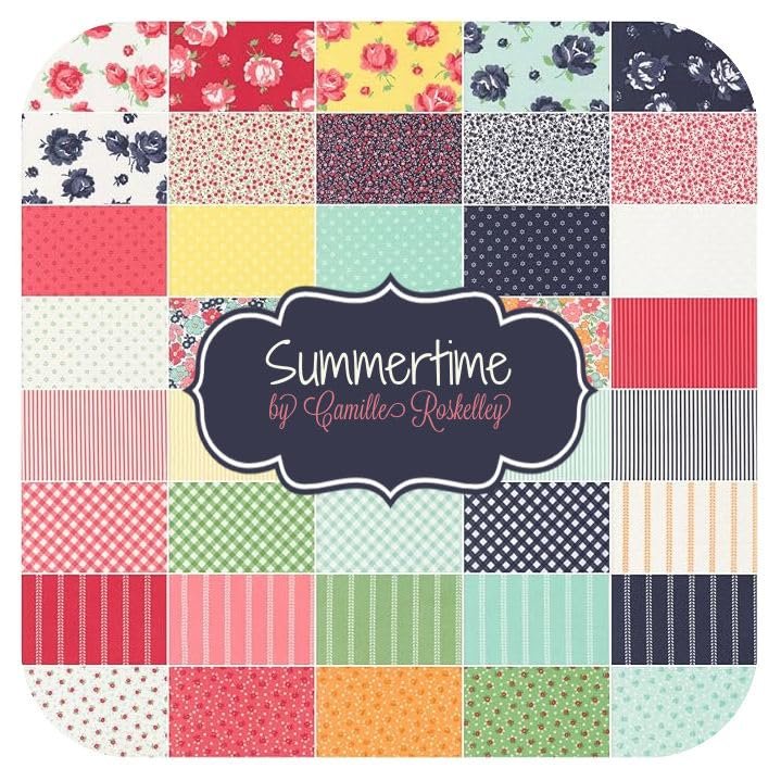 LM-IMAGE-143415742-Summertime - Charm Pack (42 pcs) by Camille Roskelley for Moda (55320PP)