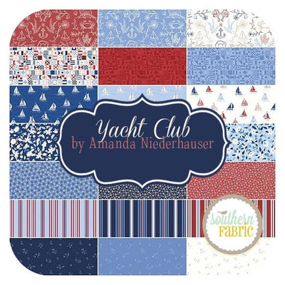 Yacht Club - Layer Cake (42 pcs) by Amanda Niederhauser for Riley Blake (10-15920-42)