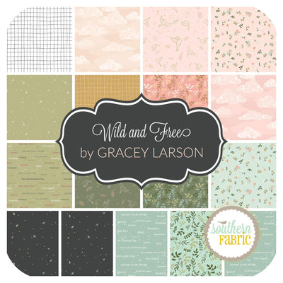 Wild and Free Fat Quarter Bundle (17 pcs) by Gracey Larson for Riley Blake (GL.WF.FQ)