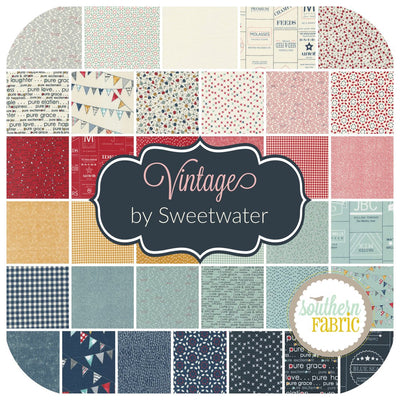 Vintage Layer Cake (42 pcs) by Sweetwater for Moda (55650LC)