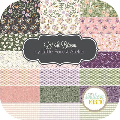 Let It Bloom - Fat Quarter Bundle (Little Forest Atelier - Riley Blake) 21 pcs