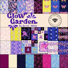 Glow Garden - Jelly Roll (40 pcs) by Sarah Watts for Ruby Star Society (RS2111JR)