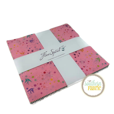 Fairy Dust Layer Cake (42 pcs) by Tula Pink for Free Spirit (FB610TP.FAIRYDUST)