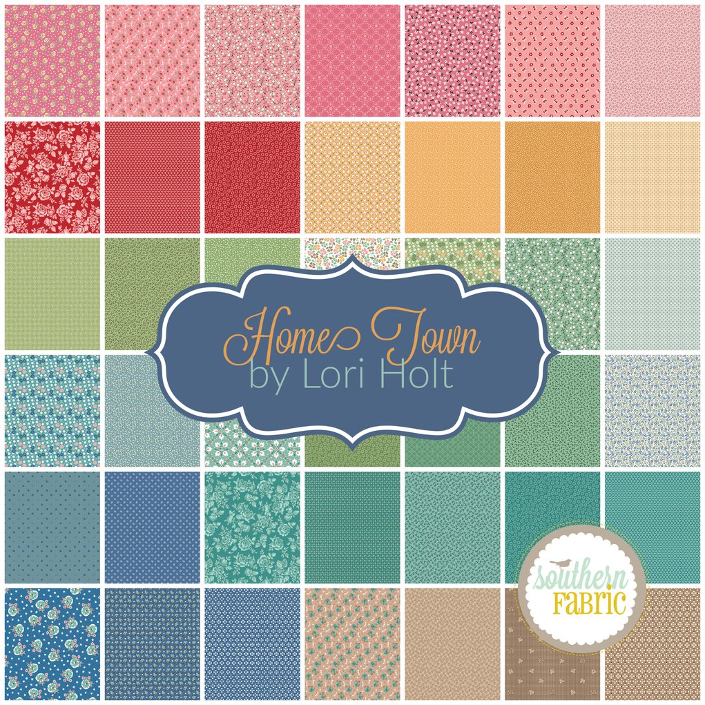 Home Town Fat Quarter Bundle (47 pcs) by Lori Holt for Riley Blake (LH.HT.FQ)