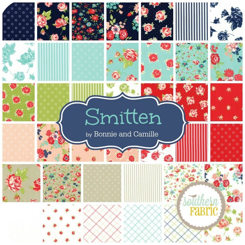 Smitten Scrap Bag (approx 2 yards) by Bonnie and Camille for Moda