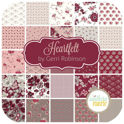 Heartfelt Fat Quarter Bundle (24 pcs) by Gerri Robinson for Riley Blake (FQ-13490-24)