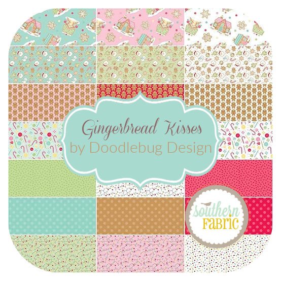 Gingerbread Kisses - Fat Quarter Bundle (21 pcs) by Doodlebug Design Inc. for Riley Blake (FQ-16440-21)