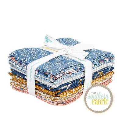 Denim Florals - Fat Quarter Bundle (15 pcs) by Liberty Fabrics for Riley Blake (FQ-LDENIM-15)