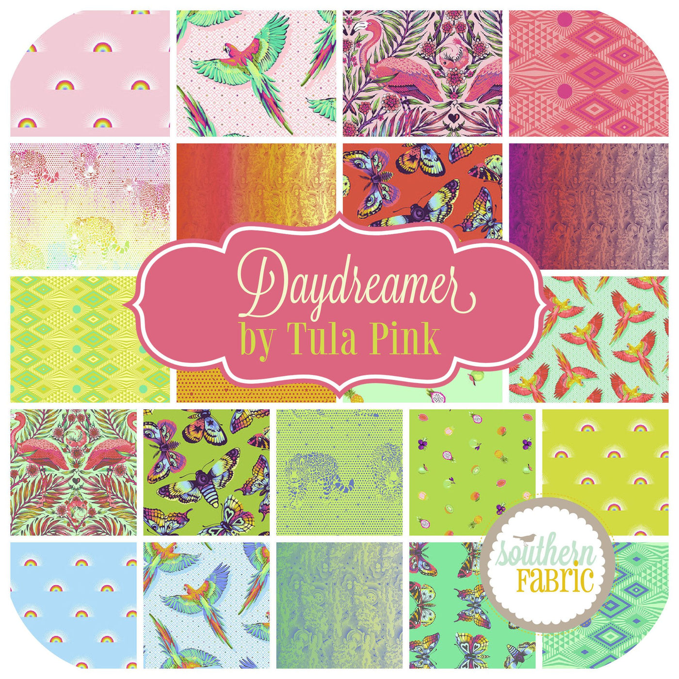 Daydreamer - Half Yard Bundle (Tula Pink - Free Spirit) 22 pcs