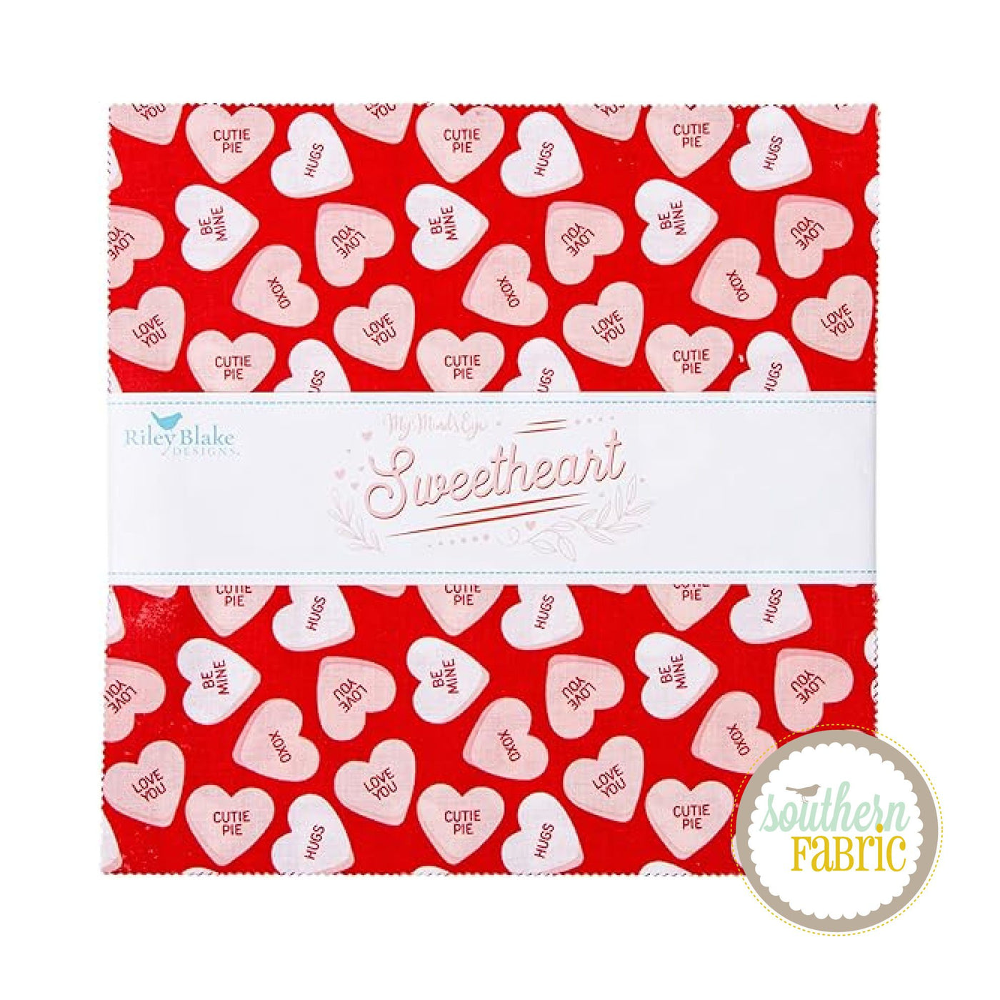 Sweetheart - Layer Cake (42 pcs) by My Mind's Eye for Riley Blake (10-15500-42)