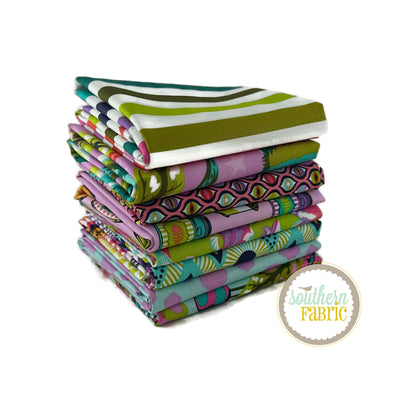 Tabby Road Deja Vu Half Yard Bundle (8 pcs) by Tula Pink for Free Spirit (TP.TRDV.HY)