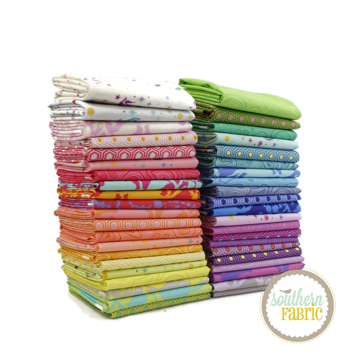 True Colors 2020 Fat Quarter Bundle (40 pcs) by Tula Pink for Free Spirit SF