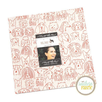 Dog Daze - Layer Cake (42 pcs) by Stacy Iest Hsu for Moda (20840LC)
