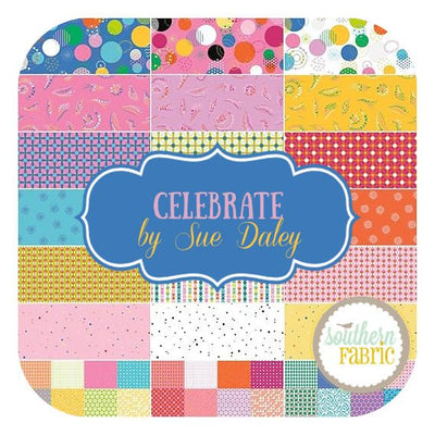 Celebrate - Layer Cake (40 pcs) by Sue Daley for Riley Blake (10-15330-42)