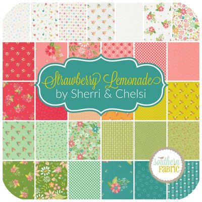 Strawberry Lemonade Jelly Roll (40 pcs) by Sherri & Chelsi for Moda (37670JR)