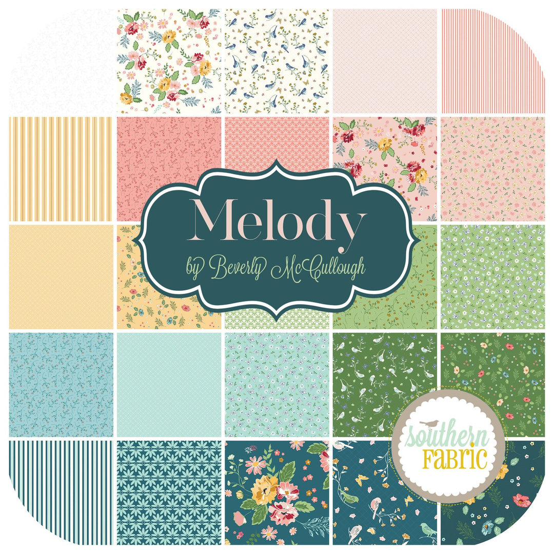 Enchanted Meadows Fat Quarter Bundle - By Beverly McCullough - For popular Riley Blake- 24pcs